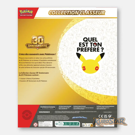 Coffret Classeur 30e Anniversaire