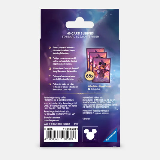 Lorcana Paquet 65 Sleeves Mickey Chapitre 8