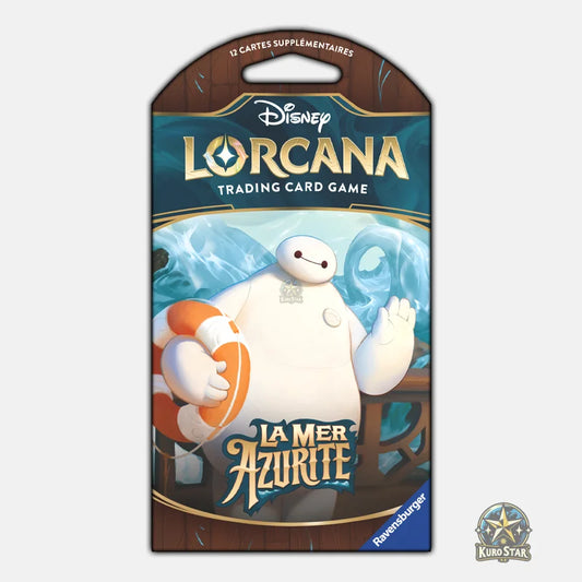Lorcana Lot de 3 Boosters sous blister La Mer Azurite