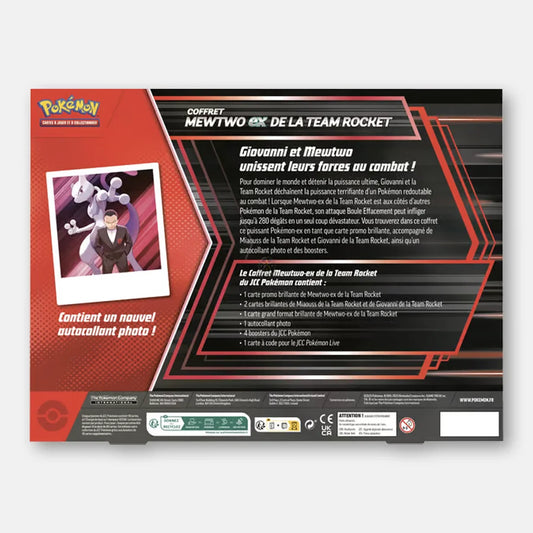 Pokemon Coffret Mewtwo de la Team Rocket