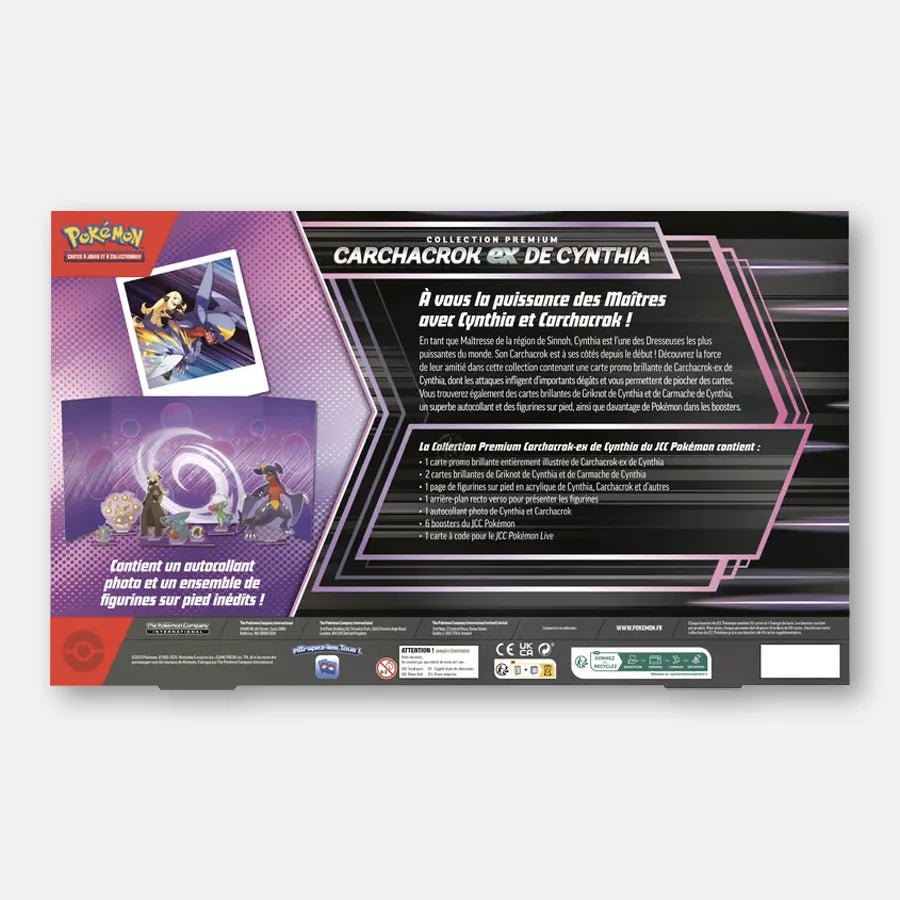 Pokemon Coffret Premium Carchacrok ex de Cynthia