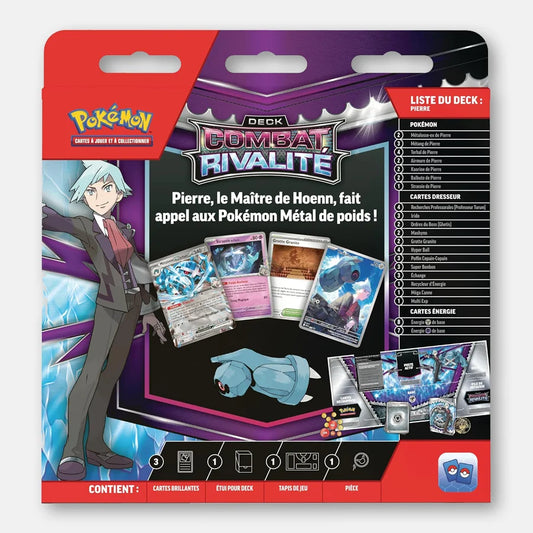 Pokemon Deck Pierre Rochard Combat Rivalité