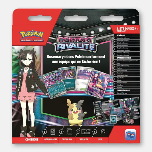 Pokemon Deck Rosemary Combat Rivalité