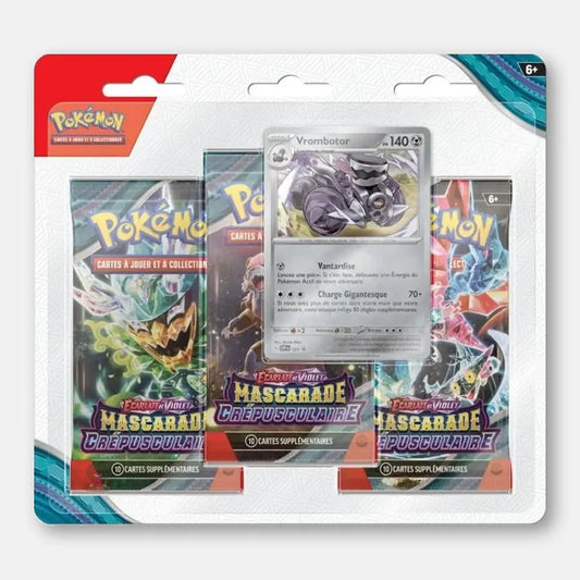 Pokemon Tripack EV6 Mascarade Crépusculaire
