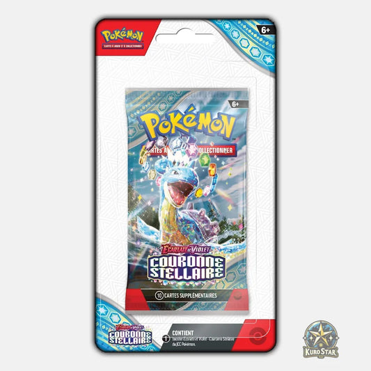 Pokemon Lot de 4 boosters sous blister EV7 Couronne Stellaire