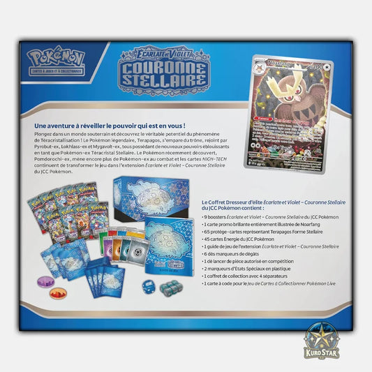 Pokemon Coffret Dresseur D'Elite (ETB) EV7 Couronne Stellaire