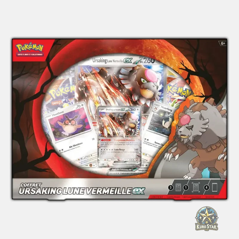 Pokemon Coffret Ursaking Lune Vermeille