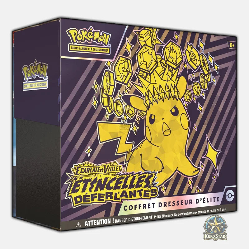 Coffret Dresseur D'Elite (ETB) EV8 Etincelles Déferlantes Pikachu