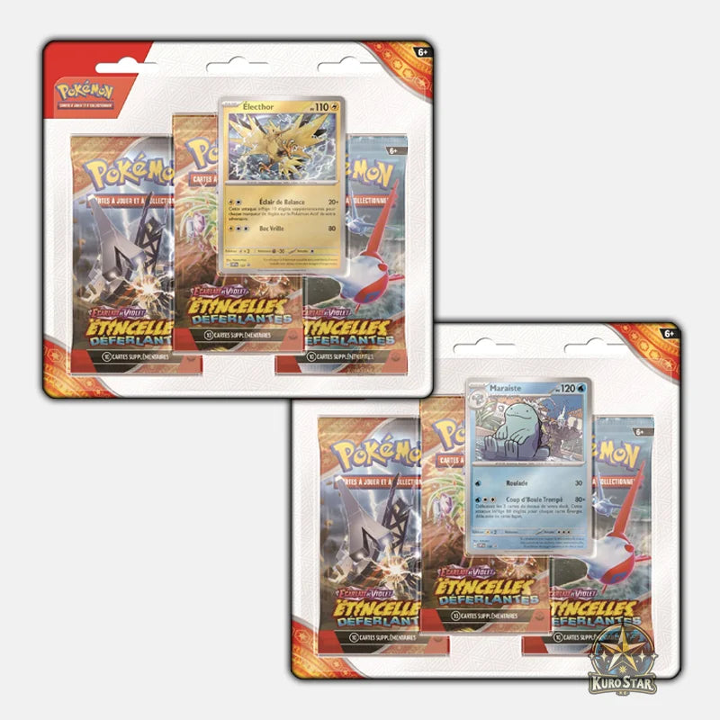 Pokemon Tripack EV8 Etincelles Déferlantes
