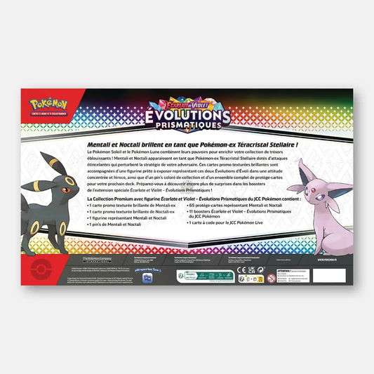Pokemon Coffret Collection Premium avec Figurine EV8.5 Evolutions Prismatiques