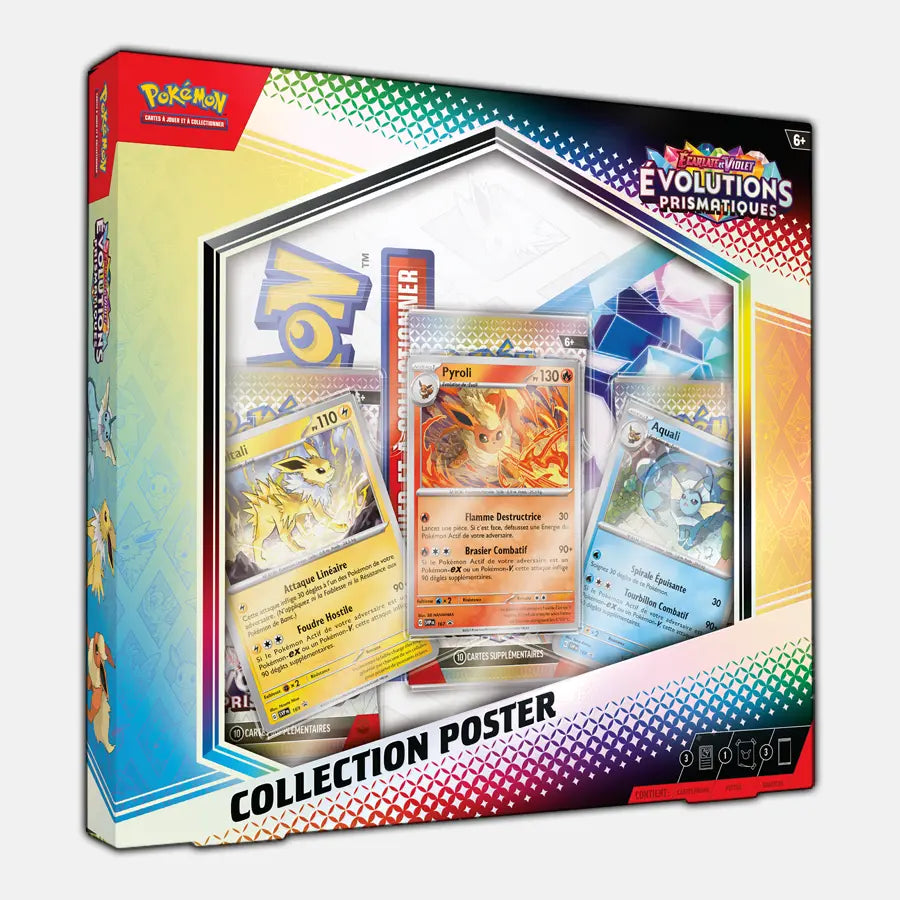 Pokemon Coffret Poster EV8.5 Evolutions Prismatiques