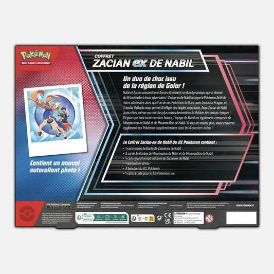Coffret Zacian ex de Nabil
