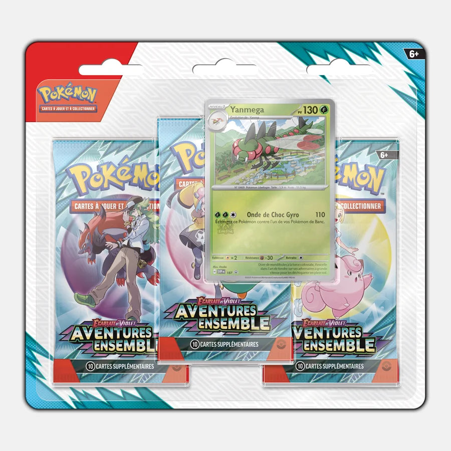 Pokemon Tripack EV9 Aventures Ensemble