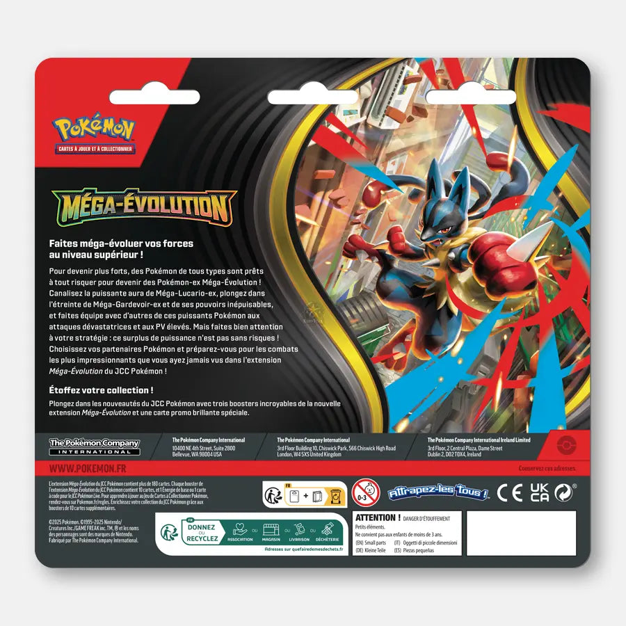 Pokemon Tripack ME01 Méga Evolution