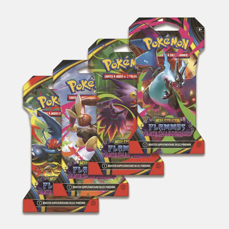 Pokemon Booster sous blister ME02 Flammes Fantasmagoriques