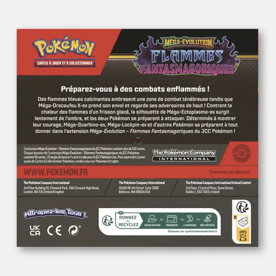 Pokemon Display ME02 Flammes Fantasmagoriques