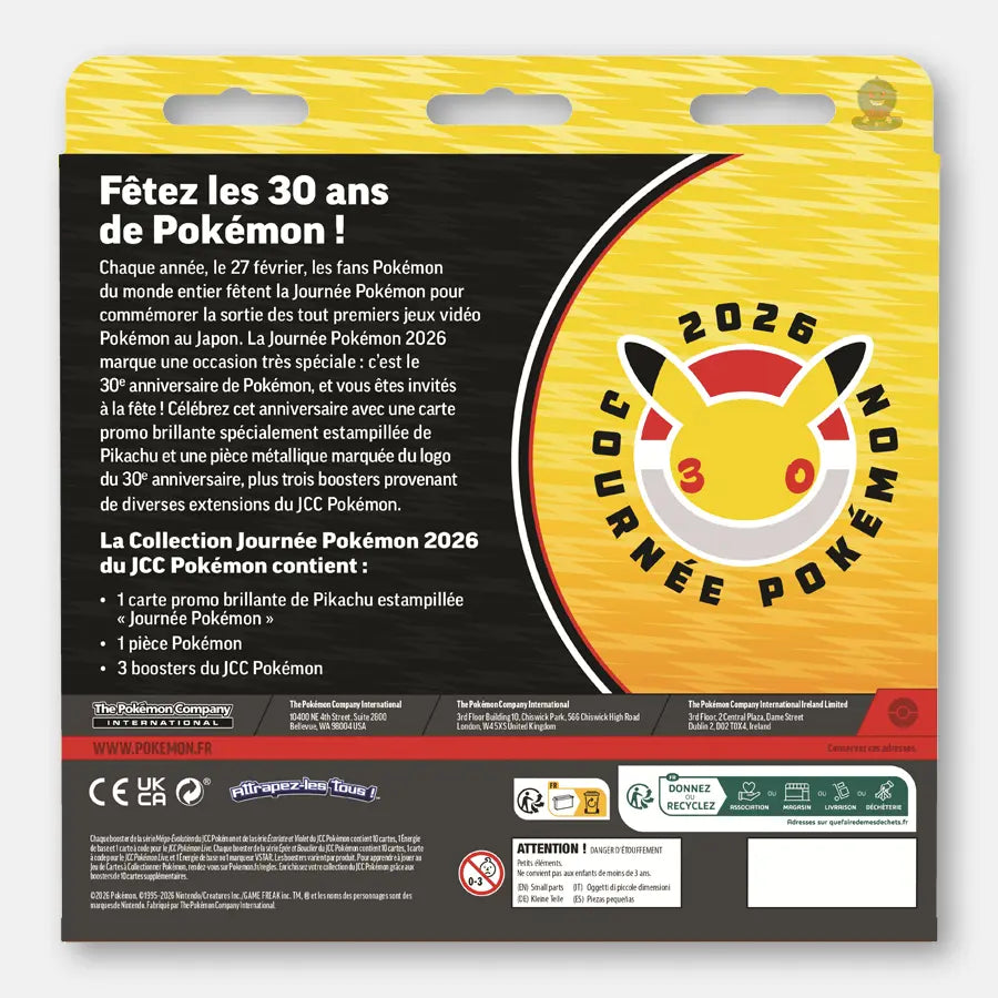 Pokemon Coffret Journée Pokémon 2026 30ans