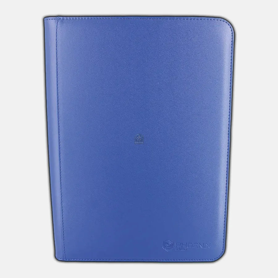 Portfolio Album A4 Bleu Simili-cuir 360 pochettes Zip