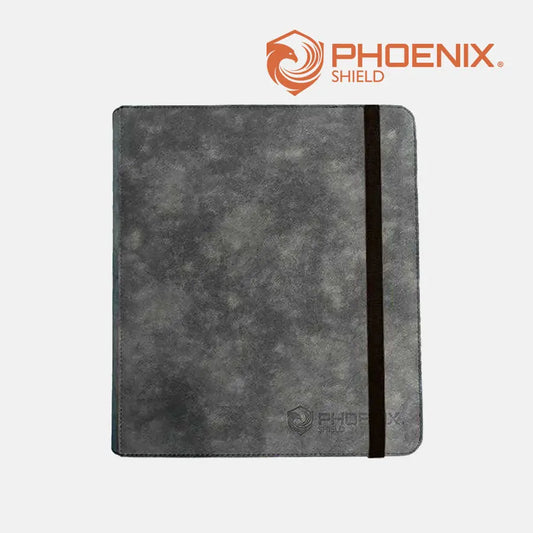 Classeur Elite 900 pochettes texture velours Noir - Phoenix Shield