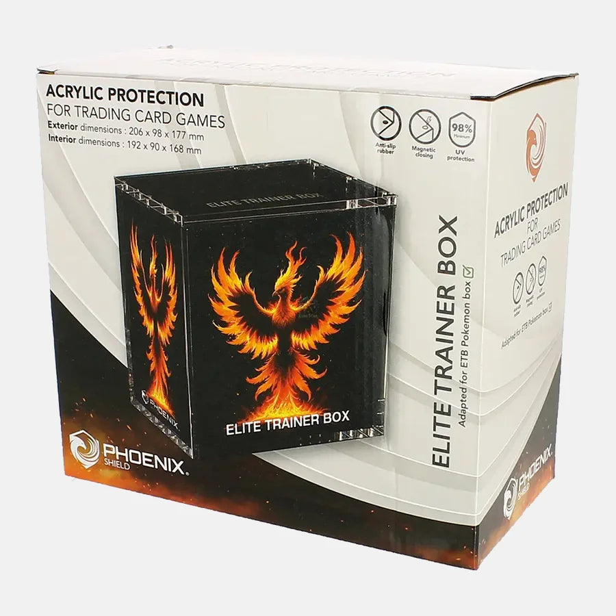 Protection Acrylique ETB Pokémon - Phoenix Shield