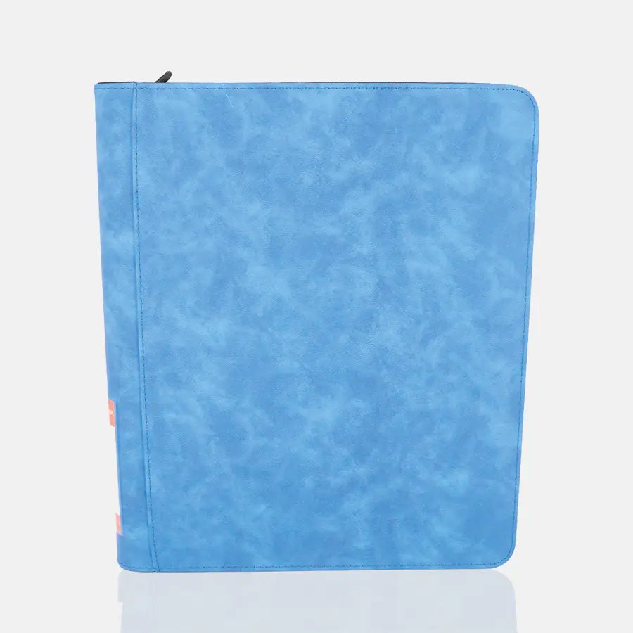 Portfolio TopLoader texture velours Bleu 360 pochettes - Phoenix Shield