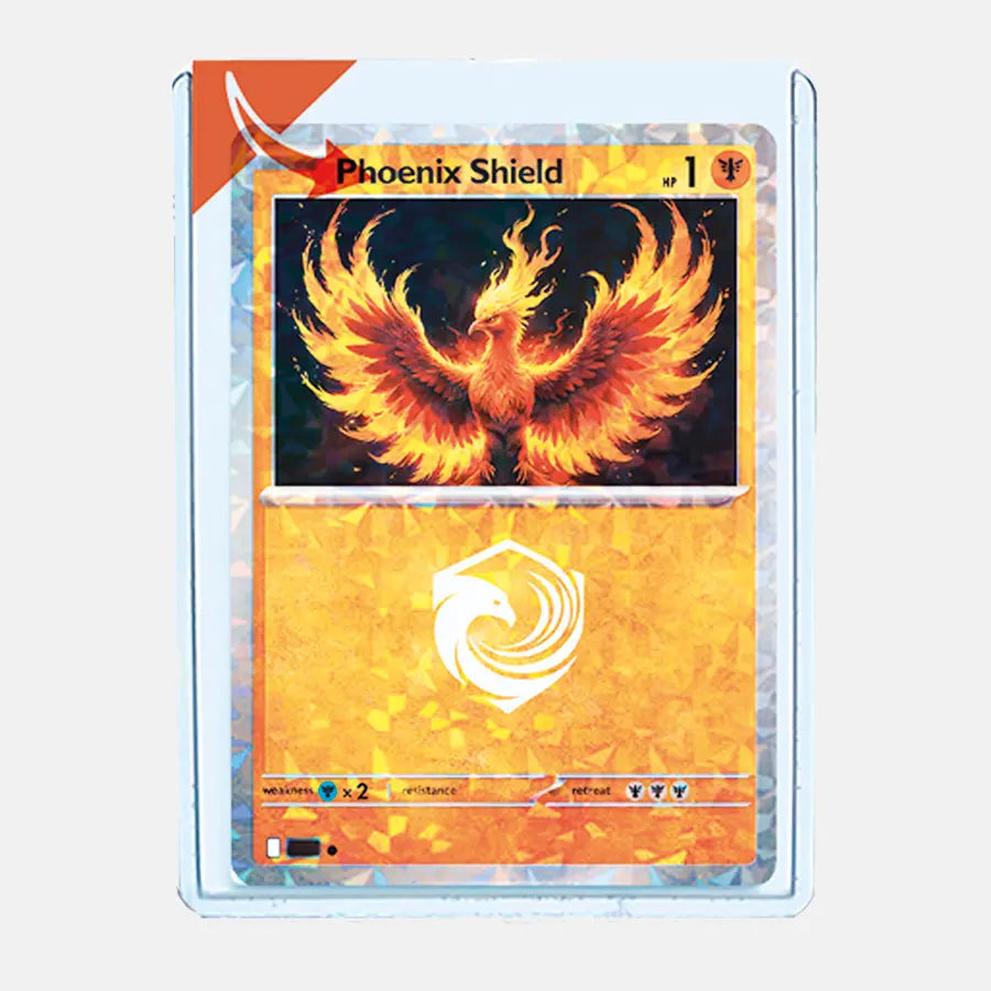 Paquet 100 TopLoader Deluxe (avec film) - Phoenix Shield
