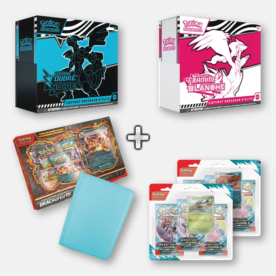 Pokemon Pack EV10.5 - ETB + Dracaufeu + Album + Tripack