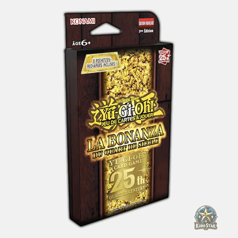 Yu-Gi-Oh Tripack La Bonanza du Quart de Siècle (3 boosters)