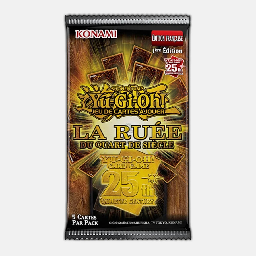 Yu-Gi-Oh Booster sous blister La Ruée du Quart de Siècle