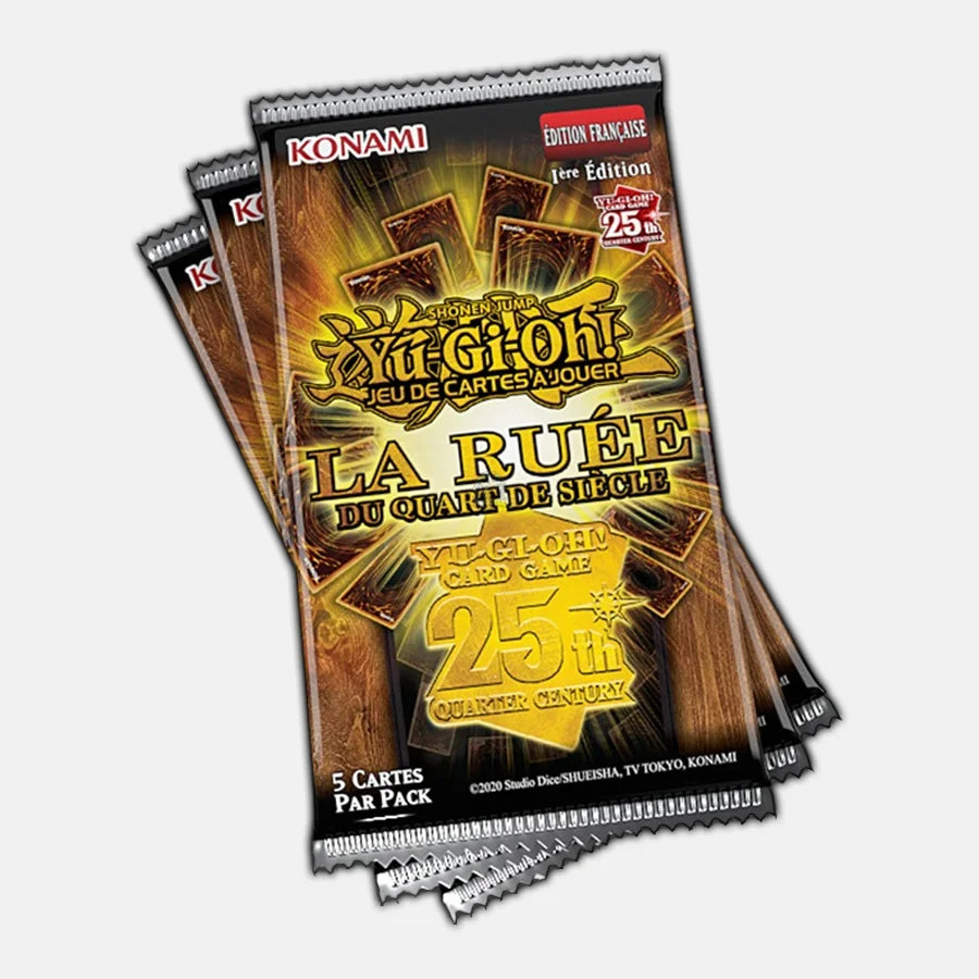 Yu-Gi-Oh Tripack La Ruée du Quart de Siècle