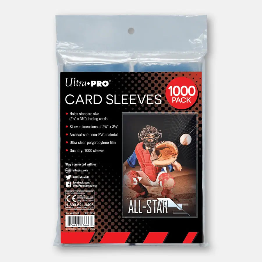 card sleeves penny Ultra Pro Paquet de 1000 Common Uncommon:100 PSA CGC BGS 9.5 and below Yu-Gi-Oh! - Exile of best of xy Made with clear polypropylene