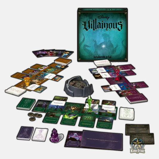 Coffret Disney Villainous : Les Prémices du mal + 1 carte Lorcana exclusive