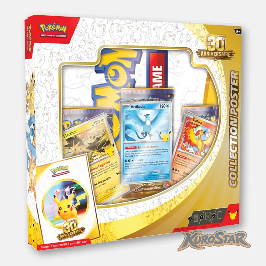 [PRECO/LIMITE A 1] Pack 02 - Pokémon Pack 30ans