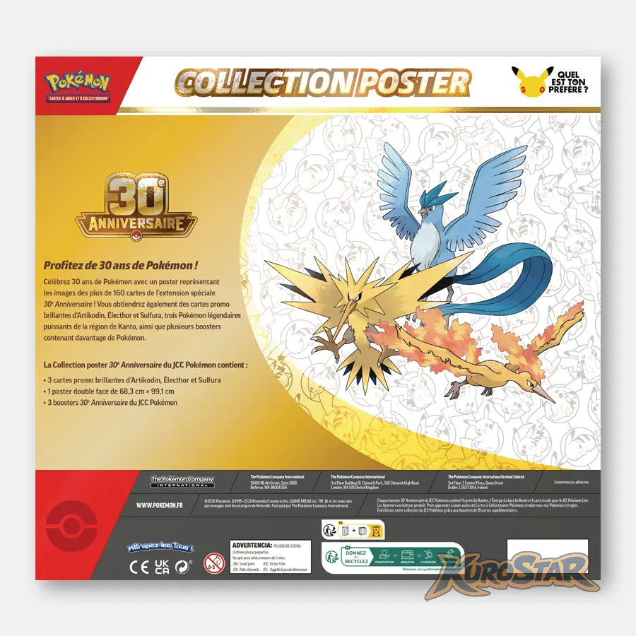 Coffret Poster 30e Anniversaire