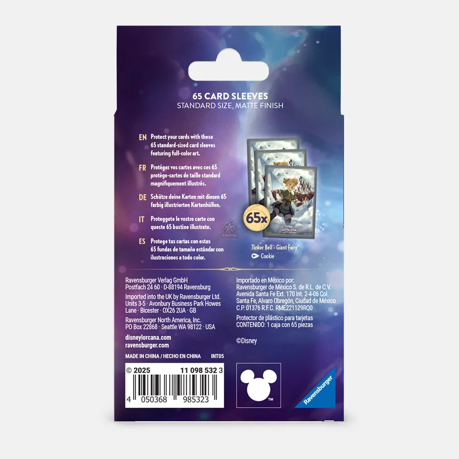 [PRECO] Lorcana Paquet 65 Sleeves Fée Clochette Chapitre 8