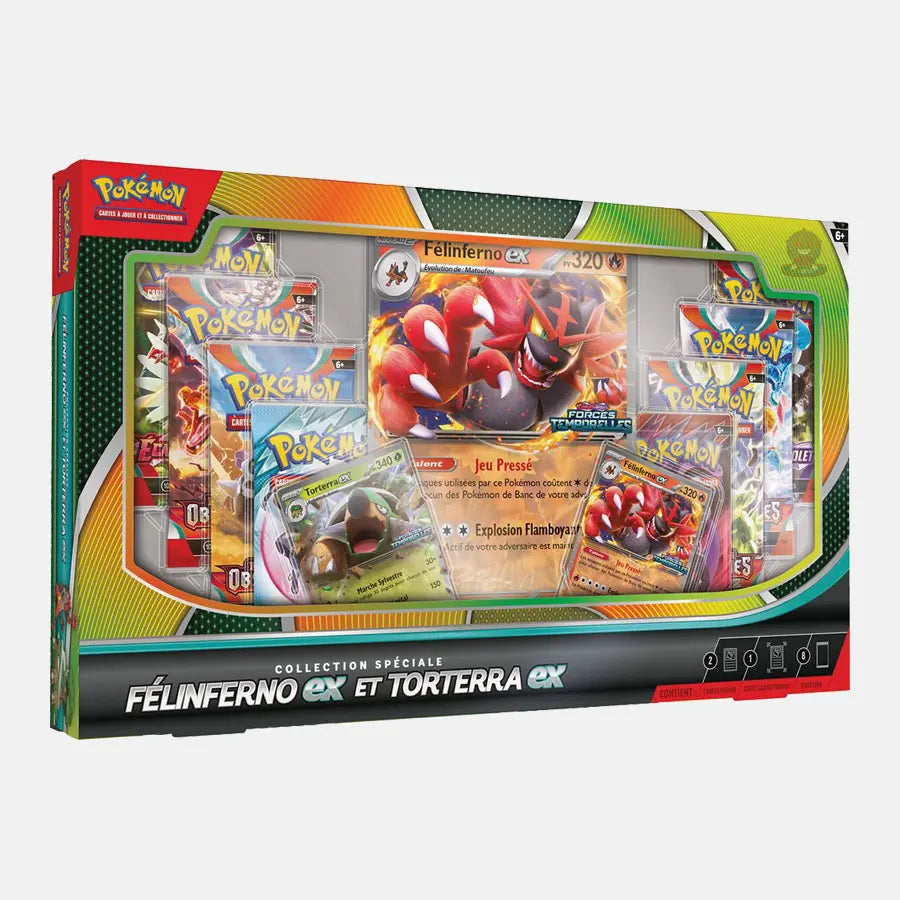 Coffret Félinferno ex et Torterra ex Collection Spéciale