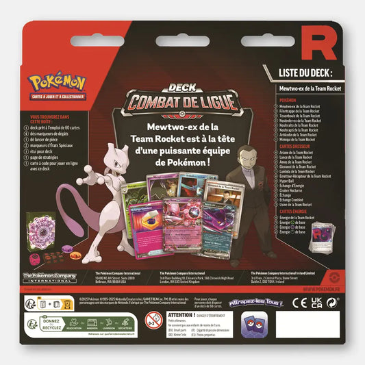 [PRECO] Pokemon Deck Combat de Ligue Mewtwo ex de la Team Rocket