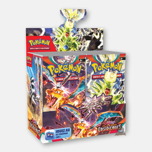 Pokemon Display EV3 Flammes Obsidiennes