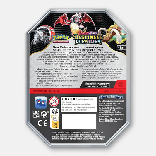 Pokemon Pokebox EV4.5 Destinées de Paldea Dracaufeu Shiny []