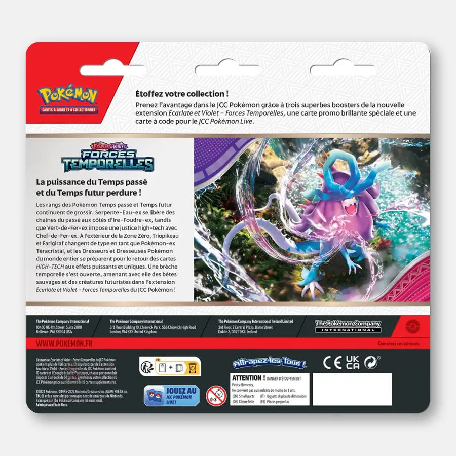 Pokemon Tripack EV5 Forces Temporelles