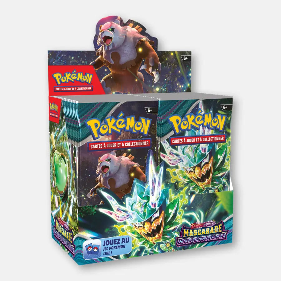 Pokemon Display EV6 Mascarade Crépusculaire [SCELLE]