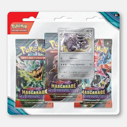 Pokemon Tripack EV6 Mascarade Crépusculaire