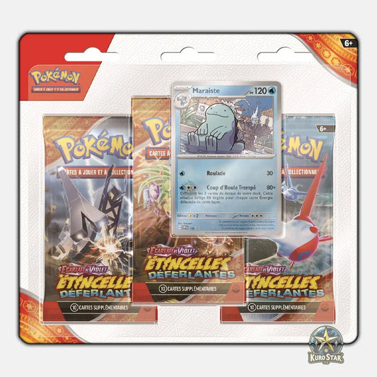 Pokemon Tripack EV8 Etincelles Déferlantes [SCELLE]