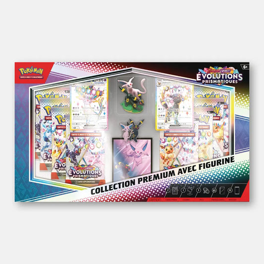 [PRECO] Pokemon Coffret Collection Premium avec Figurine EV8.5 Evolutions Prismatiques