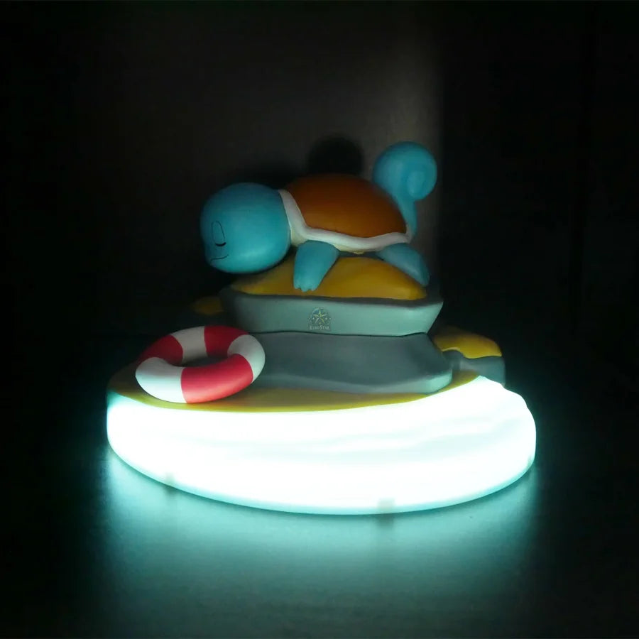 Figurine Pokemon Carapuce Scène Lumineuse
