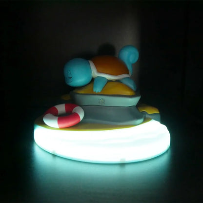 Figurine Pokemon Carapuce Scène Lumineuse