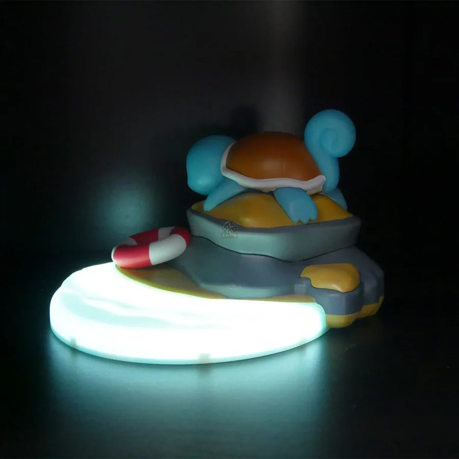 Figurine Pokemon Carapuce Scène Lumineuse