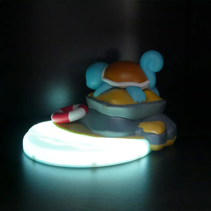 Figurine Pokemon Carapuce Scène Lumineuse