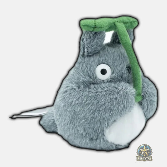 Peluche Totoro et sa Feuille