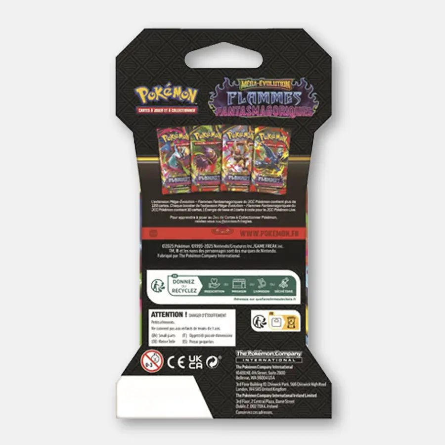Pokemon Booster sous blister ME02 Flammes Fantasmagoriques